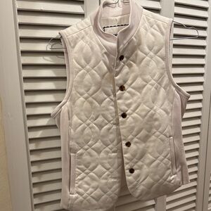 Chic Quilted Cream Vest